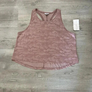 Danskin pink camo tank top